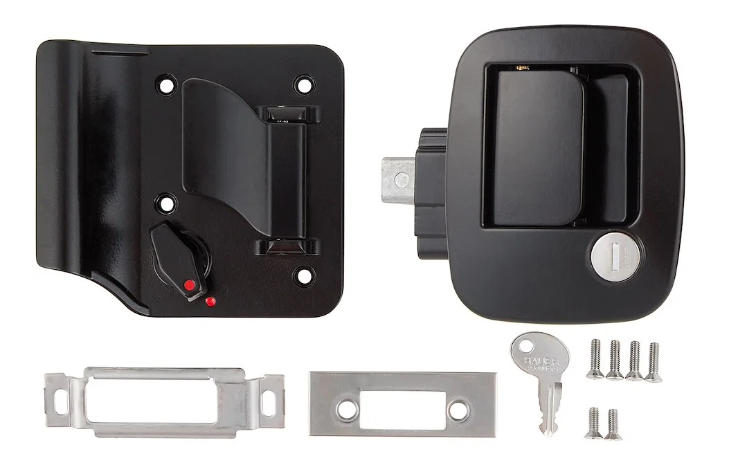 013-688 – AP PRODUCTS Entry Door Handle, Paddle Style Handle Replacement For Bauer Horse Trailer Door Lock 2-3/4 Inch...
